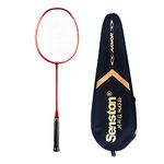 Senston Badminton Racket N80 Single High-grade Carbon-Fiber Badminton Racket,Including Badminton Bag