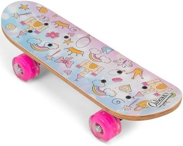 Princesses Skateboard with Flashing Wheels 17 INCH