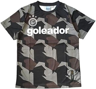 goleador(ゴレアドール) Goredor g-440-5 T-Shirt, Sublimation Geometric Pattern, Print, Practice T-Shirt, Black, M
