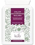 High Strength Saccharomyces Boulardii Antibiotic Resistant Live Cultures - 5 Billion Per Capsule - Friendly Bacteria Defence for Yeast Infections, Thrush and Candida Overgrowth.