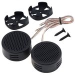 DriSentri Car Tweeters, 2pcs 500W High Efficiency Mini Dome Tweeter Speakers for Car Audio System