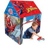 itoys Marvel Spiderman Tent House for Kids Jumbo Size Light Weight Water Resistant Play Tent for Kids 2+ Years Old Boys - BIS Certified