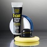 T-Cut Colour Fast Black Car Wax Polish Scratch Remover Colour Enhancer - 150g plus a Wax Applicator Set with Handle * 6 Colours Available