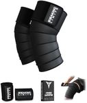 BREAKING LIMITS Knee Wraps for Weightlifting – Knee Sleeves for Men & Women – Knee Straps for Squats, Weight Lifting & Powerlifting – Rodilleras para Gym – 78” Knee Wrap (Pair)