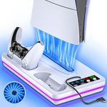 Fegliea PS5/PS5 Slim Stand with Coo