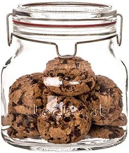 Luigi Bormioli Lock Eat Handy Jar, 1.5 Litre Capacity 1 Piece