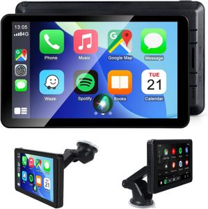 Wireless CarPlay & Android Auto 7" Touchscreen Display – Bluetooth