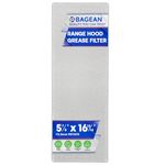 Range Hood Filter Replacement for 99010370 5.87” x 16.93” Broan Range Hood Filter Bendable - Kitchen Exhaust Fan Aluminum Grease Filter for Range Hood Filters Air Entering Stove Hood Vent Filter