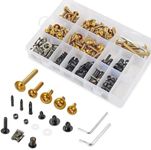 210PCS Motorcycle 304 Stainless Steel Fairing Bolt Kit M5 M6 Fasteners Fit for Kawasaki Suzuki Honda Yamaha Kawasaki Suzuki BMW