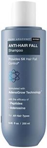 Bare Anatomy Anti Hair Fall Shampoo|5x Hair Fall Control & Growth|Contains Biotin Adenosine, & Peptides| For All Hair Types | For Women & Men | 250ml