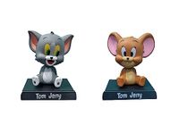 V2Fashion_Tom And Jerry Bobble Head Action Figure Limited Edition For Car Dashboard, Decoration Study/Office Table (13Cm X 9Cm) Pack Of 01Plastic