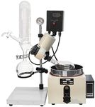 BAOSHISHAN 0.53gal/2L Rotary Evaporator Lab Rotovap with Manual Lift Digital Controller 0-120rpm 0-180℃ 110V (2L)