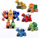 Dazmers Dinosaur Transformer Toys - 5-in-1 Multicolor Robot Dinosaur Toys Set - 2Hx4Lx3W Transforming Dino Action Figures with Dual Configurations - Ideal Gift for Transformer and Dinosaur Enthusiasts