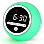 Kids Alarm Clock, Ok to Wake Clock with Night Lights, Nap Timer, Sleep Training Clock for Toddlers, Child