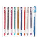 Montex Hyspeed Sparkle Gel Pen|Set Of 10 Vibrant Sparkle Pen,Multicolor