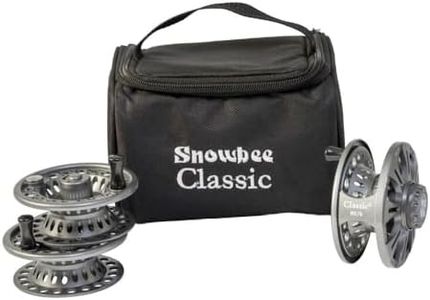 Snowbee Classic 2 Fly Reel Kits #5/6, Reel - Reel + 2 Spare Spools & Case, Great For Fishing Rivers and Small Stillwaters, Black, One Size (10561)