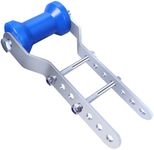 XIANGZI Updated 5" Boat Trailer Rollers with Brackets Blue Adjustable Keel Roller Assembly Galvanized Steel Fit 3" Tongue