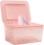 Hswt Wipes Dispenser Seal-Designed Wipe Dispenser Holder Wipes Case Box for Bathroom Keep Wipes Fresh, Dust-Proof & Non-Slip (6.7"x 4.7"x3.35")