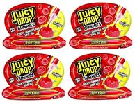 Juicy Drop Chewy Candy Gummies Or Strawberry Fruity Sour Gel 55gm Each (Pack Of 4)