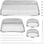 TONDA RV Furnace Vent Screen, Bug Screens Heater Vent Cover for Camper with Installation Tool and Silicone Rubber, 4 Pack