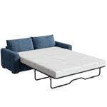 Sofa Bed Mattress Full Size, 3 Inch Memory Foam Mattress for Sleeper Sofa, Pull Out Couch, Guest Bed, RV & Boat, White