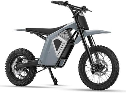 Anyland Rev 01 Electric Dirt Bike for Teens Adults, 3000W Electric Motorcycle with 48V/20.8AH Battery, 48 Mile Range, E Dirt Bike with Hydraulic Brakes, Mountain Off-Road Ebike (Steel Blue)