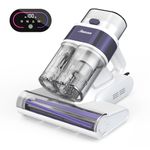 BNEJEN Mattress Vacuum Bed Vacuum Cleaner with UV-C Light & Ultrasonic &15Kpa Suction 500W Powerful, High HeatingTech Double-Cup Handheld Vacuums for Dust & Pet Hair, Corded