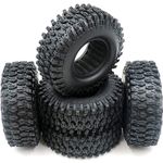 5pcs RC 1.9 Super Swamper Tires Tyre Height 108mm / 4.25inch Fit 1:10 Crawler Mud 1.9'' Wheels Rims