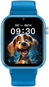 Maxcom FW59 Kids Smart Watch 4G, 1.85" Screen, Unlocked Video & Voice Call, GPS Tracking, SOS Button, Nano SIM, Remote Control Feature, Kids Watch, Smart Watch for Kids with Safety Features - Blue