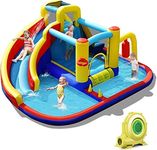 HONEY JOY Inflatable Water Slide, 7