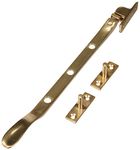 Merriway® BH01591 Victorian Window Casement Stays Polished Brass, 200mm (8 inch)