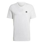 adidas Originals Mens Essentials Tee T-Shirt, White, Small US