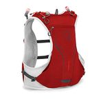 Osprey Europe Duro 1.5 Unisex Running Hydration Pack with 2 x 250 ml Hydraulics Soft Flasks - Phoenix Red (M/L)