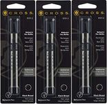 Cross CROSS ballpoint pen refills refill black (black) B (bold) Set of 6 8101