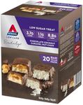 Atkins Low Carb Endulge Chocolate Coconut, Caramel Nut Chew Value Pack 20 Bars