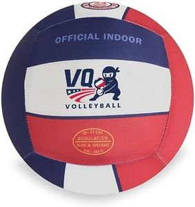 VQ Sports - Premium Soft Volleyball - Foam, Silent, No-Deflate, Official Size & Weight, Durable Indoor Volleyball for Training, Games & Practice - Soft on Arms, Safe for House