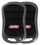 Genie 3-Button Garage Door Opener Remotes (2 Pack) - Each Remote Controls Up to 3 Genie Garage Door Openers -Compatibility Only with Genie Intellicode Garage Door Openers - Model G3T-R, Black