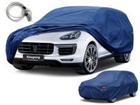 Kaugung Waterproof Car Cover All Weather Custom Fit Porsche Cayenne (2002-2024), Heavy Duty Full Exterior Cover with Breathable Vent and Anti-Theft Lock Outdoor Sun Rain Dust Snow Protection.