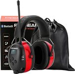 PROHEAR 033A Bluetooth Ear Defenders with DAB, Rechargeable Wireless Radio Headphones, Digital FM Hearing Protection Earmuffs, Noise Reduction for Workshop, Mowing, Gardening