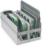 Caraway Nonstick Ceramic Bakeware Set (11 Pieces) - Baking Sheets, Assorted Baking Pans, Cooling Rack, & Storage - Aluminized Steel Body - Non Toxic, PTFE & PFOA Free - Sage