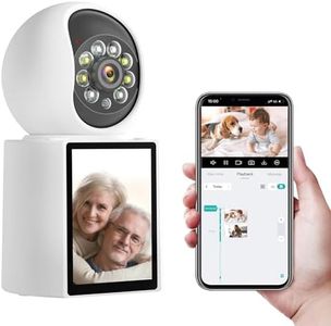 GAIEXCE Video Call Security Camera, Indoor Camera for Home with App, 2K Full Color Night Vision, One-Click Call Two-Way Video, Ease to Set up, Motion Detection, Auto Tracking, Child Elder Dog Pet