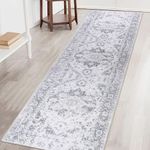 Famibay Runner Rugs for Hallway 65x240cm Long Hallway Runner Kitchen Rugs Non Slip Washable Carpet Runners for Hallway Entryway Living Room Bedroom Laundry Room