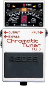 BOSS TU-3 Chromatic Guitar Tuner Pedal – Compact Stompbox