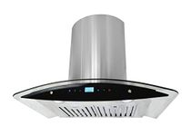 ROXON 900 CFM 30 Inches Wall Mounted Range Hood Kitchen Exhaust Fan Stainless Steel RXN-W16-30