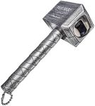 VNFLY Mjolnir Bottle Opener, Thor Hammer Bottle Opener, Thor Beer Bottle Opener for Bar, Party, BBQ, Camping, Beer Lovers (Silver)