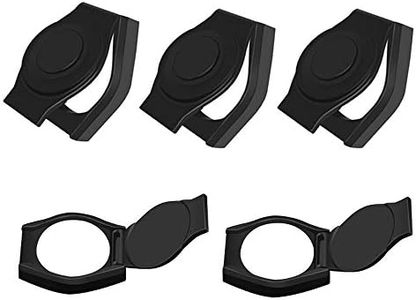 EasyULT 5 Paquete Funda Protectora para Cámara Web, Tapa Webcam Cubierta de Cámara Cover Ultra Delgado para Laptop, Mac, Ordenador, Protegiendo Seguridad de Privacidad (Negro)