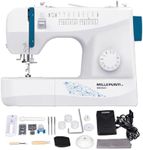 MILLEPUNTI Sewing Machine with 25 Stitches Automatic Needle Threader and Bobbin Winder Include 4 Feet and Accessories Perfect for Beginners Quilting and DIY MKR45