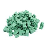 uxcell 50Pcs 300V KF2EDGK 5.08mm Pitch 2-Pin PCB Screw Terminal Block Connector