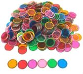 Tapp Collections™ Bingo Transparent Chips 300-pk - Assorted Colors