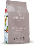 Lifeboost Coffee Medium Roast Swiss Water Decaf Coffee Ground - Low Acid Single Origin USDA Decaf Organic Coffee - Non-GMO Coffee Third Party Tested For Mycotoxins & Pesticides - 12 Ounces